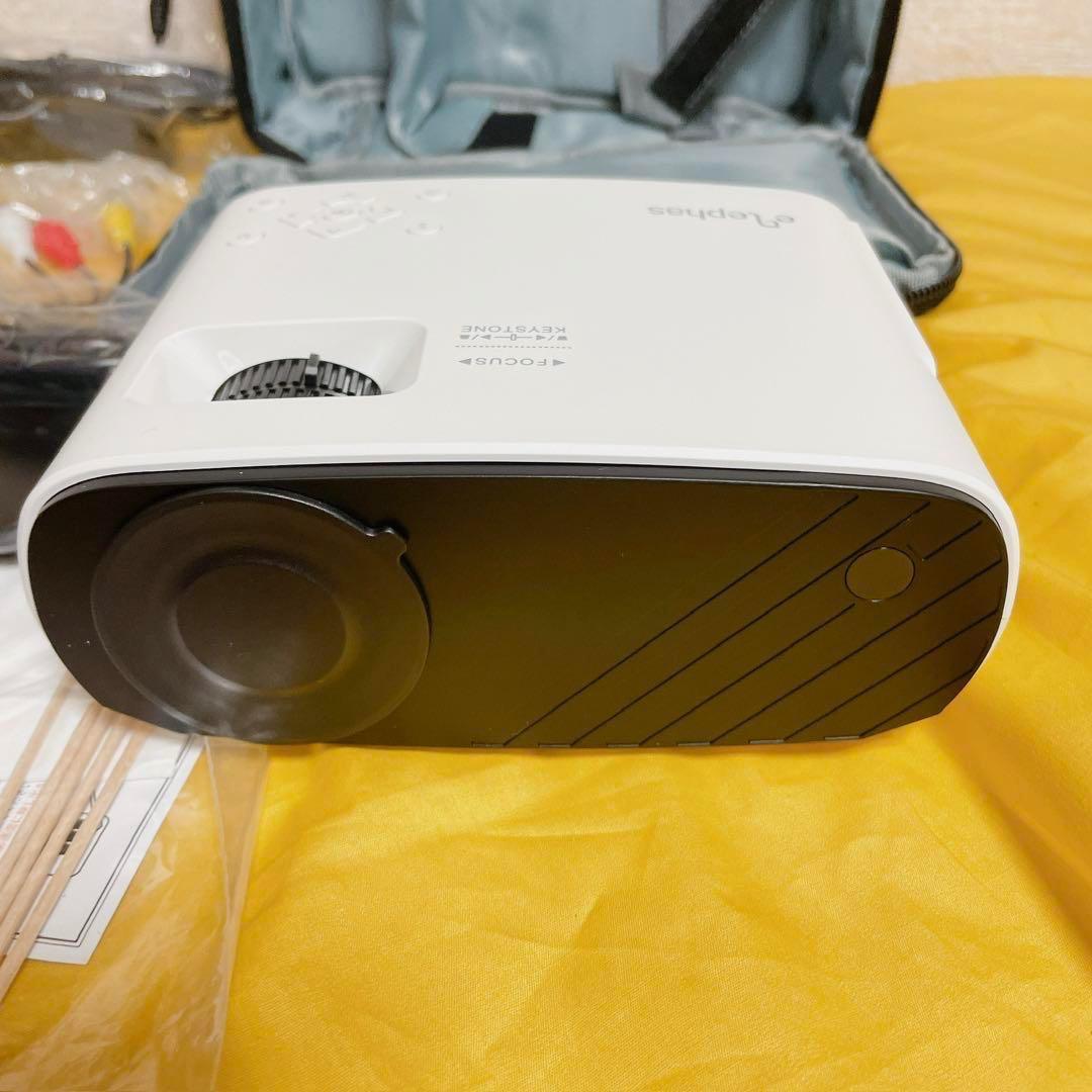 ✨三脚と専用バック付き✨プロジェクター 小型 ELEPHAS 超小型 家庭用