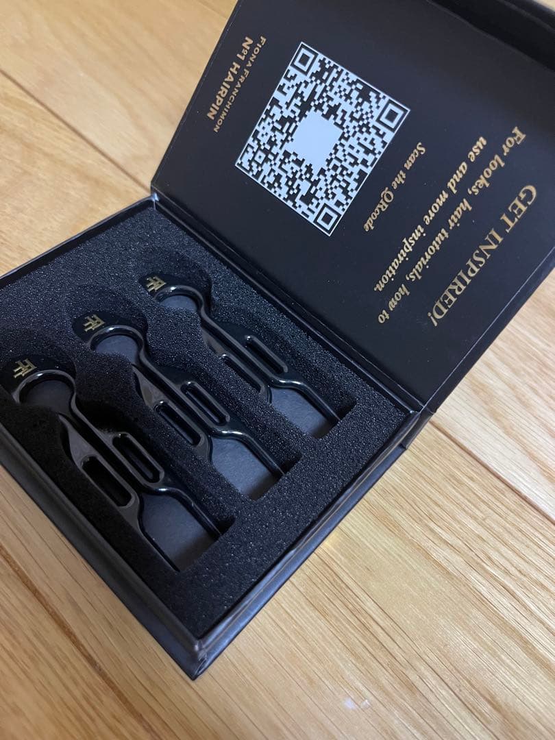 Fiona Franchimon N°1 Hairpin 3個セット黒