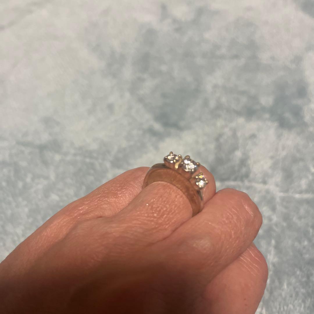 新春セール‼️e.m シルバー 925 ジルコニア リング　重厚感