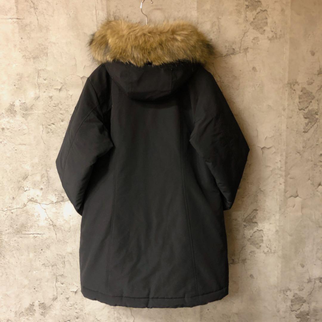 刺繍　レディースM マクマード　ザノースフェイス　ダウンコート　ファーダウン