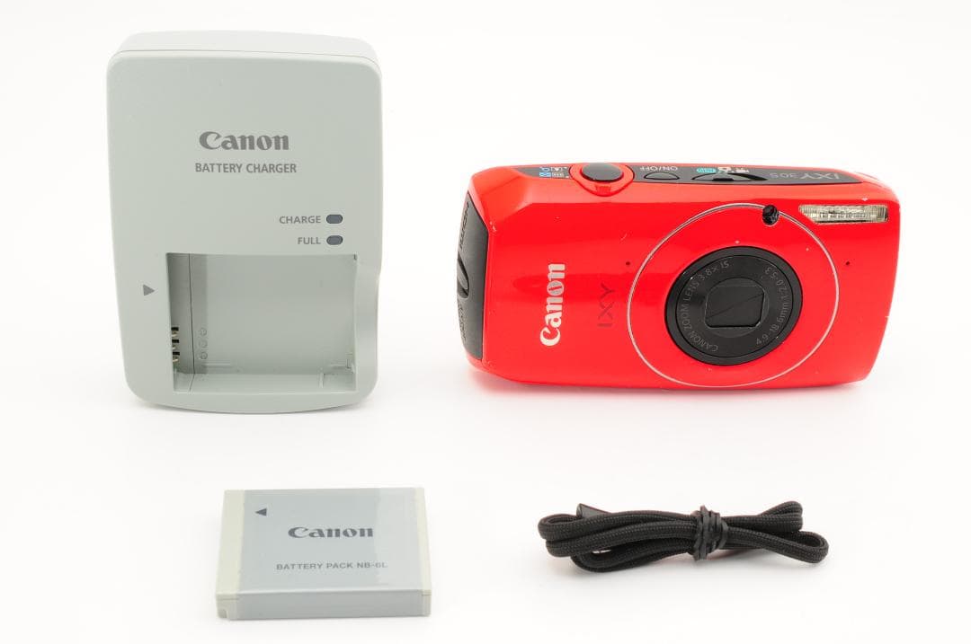 キャノン Canon IXY 30S レッド コンデジ #316