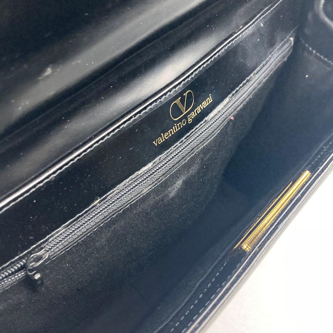 美品✨ ヴァレンティノガラヴァーニ　フォーマル　ハンドバッグ　トップハンドル　黒