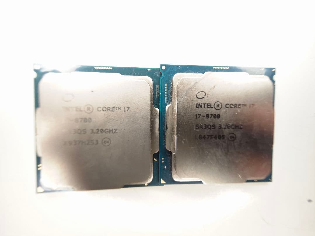 も*ふ様 Intel Core i7-8700 CPU 3.20GHz2枚