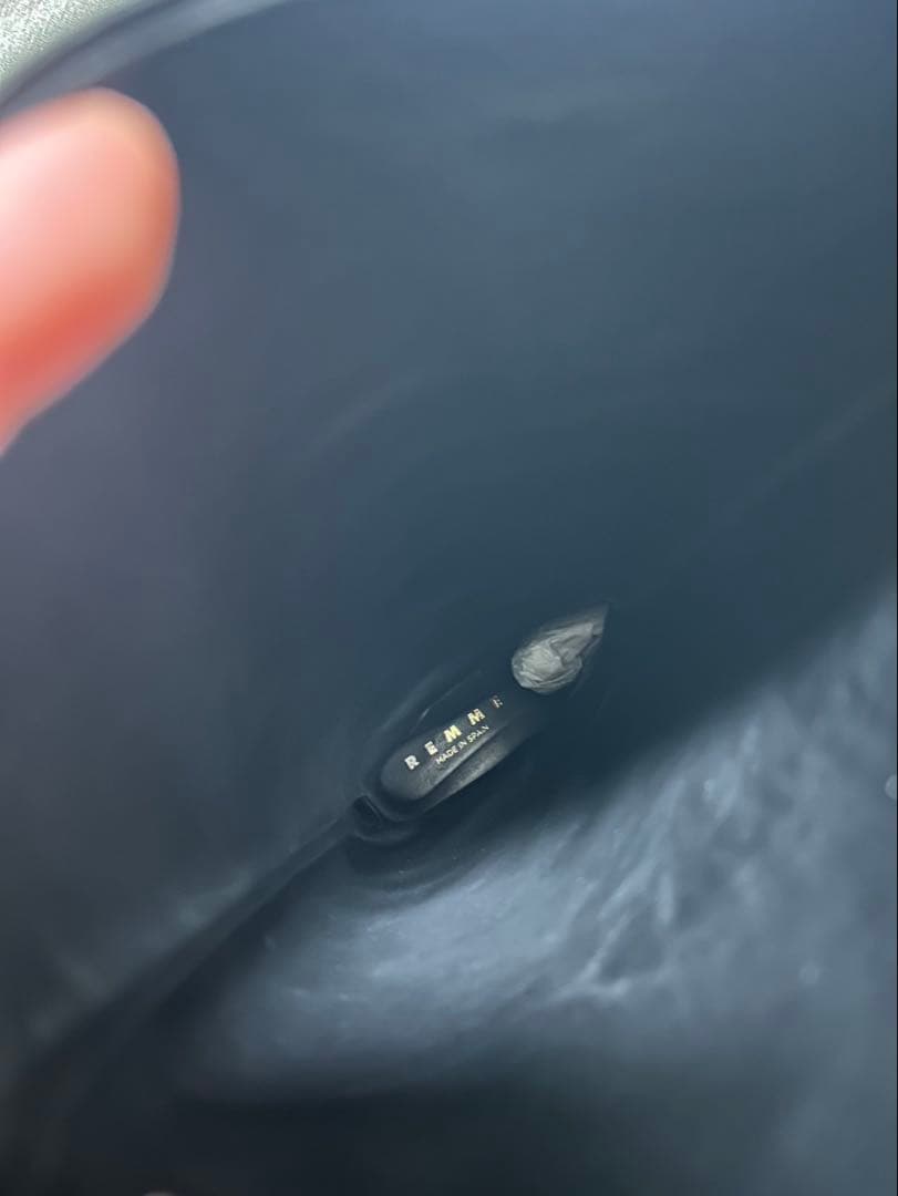 美品　REMME ブレンタ38 ブラックレザー　本革　ロングブーツ インヒール