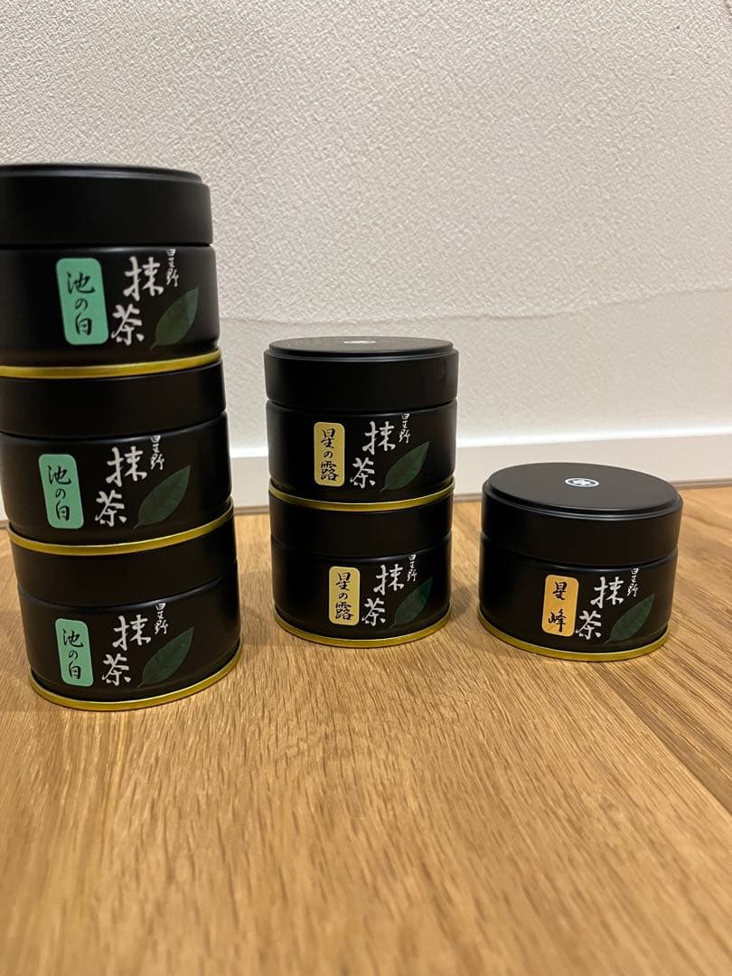 星野製茶園　八女産 抹茶 20g 6個セット 星峰 池の白　星の露