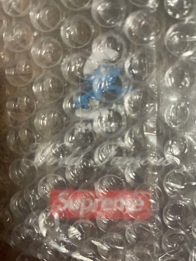 Supreme スケートボードデッキ レッド スマーフ