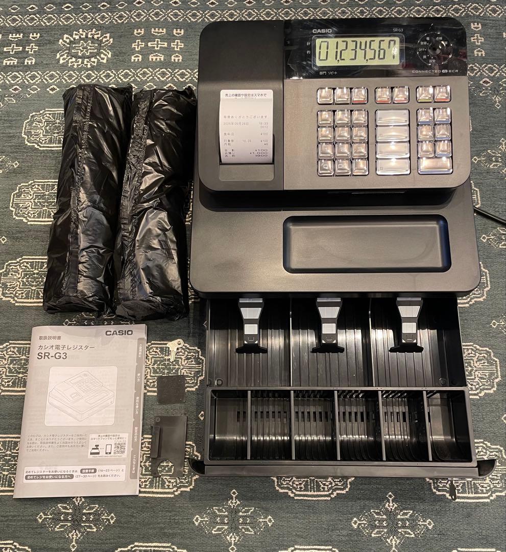 CASIO SR-G3 レジスター ブラック