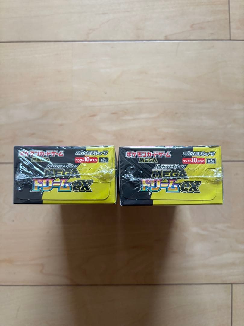 ポケモンカード　メガドリームex 2BOX シュリンク付き　新品未開封品