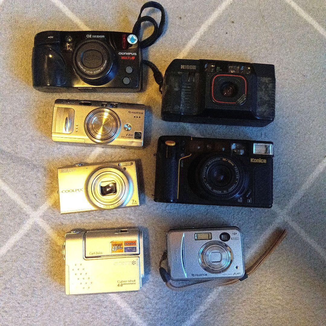 デジタルカメラとフィルムカメラセット 7台
