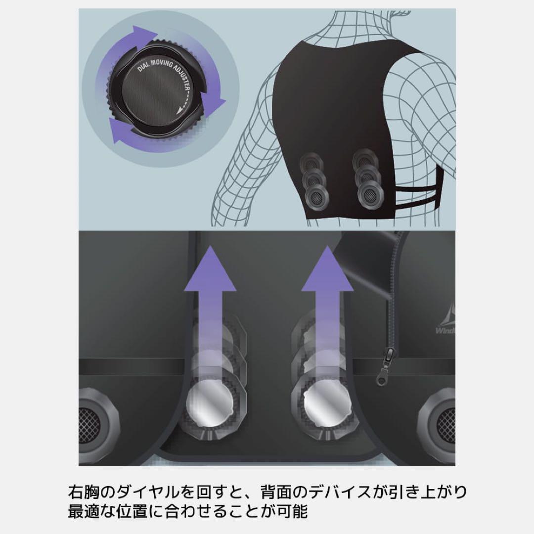 ワークマン　ウィンドコアアイス×ヒーターペルチェベストPRO2　789