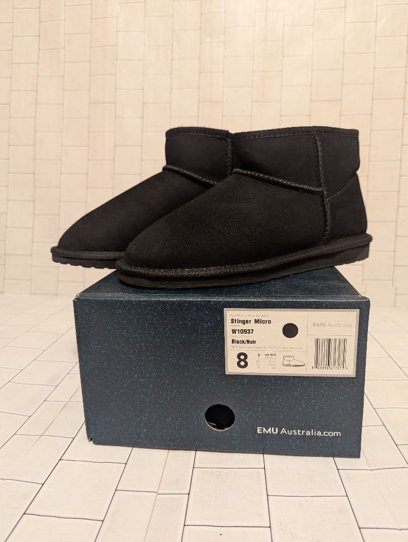 EMU Australia 厶―トンブ―ツ　ブラック　25cm