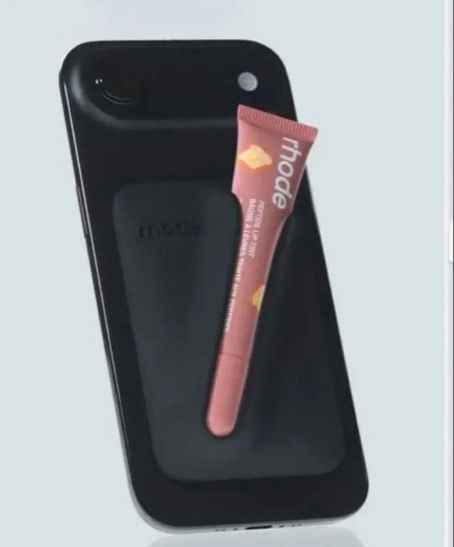 【新品未使用】rhode スナップオンリップケース ブラック　megsafe