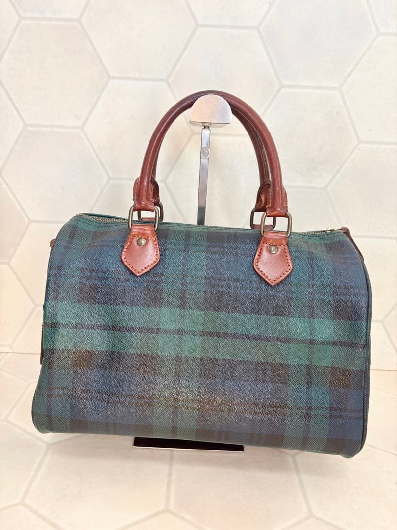 ポロラルフローレンミニボストンバッグ　ヴィンテージグリーン