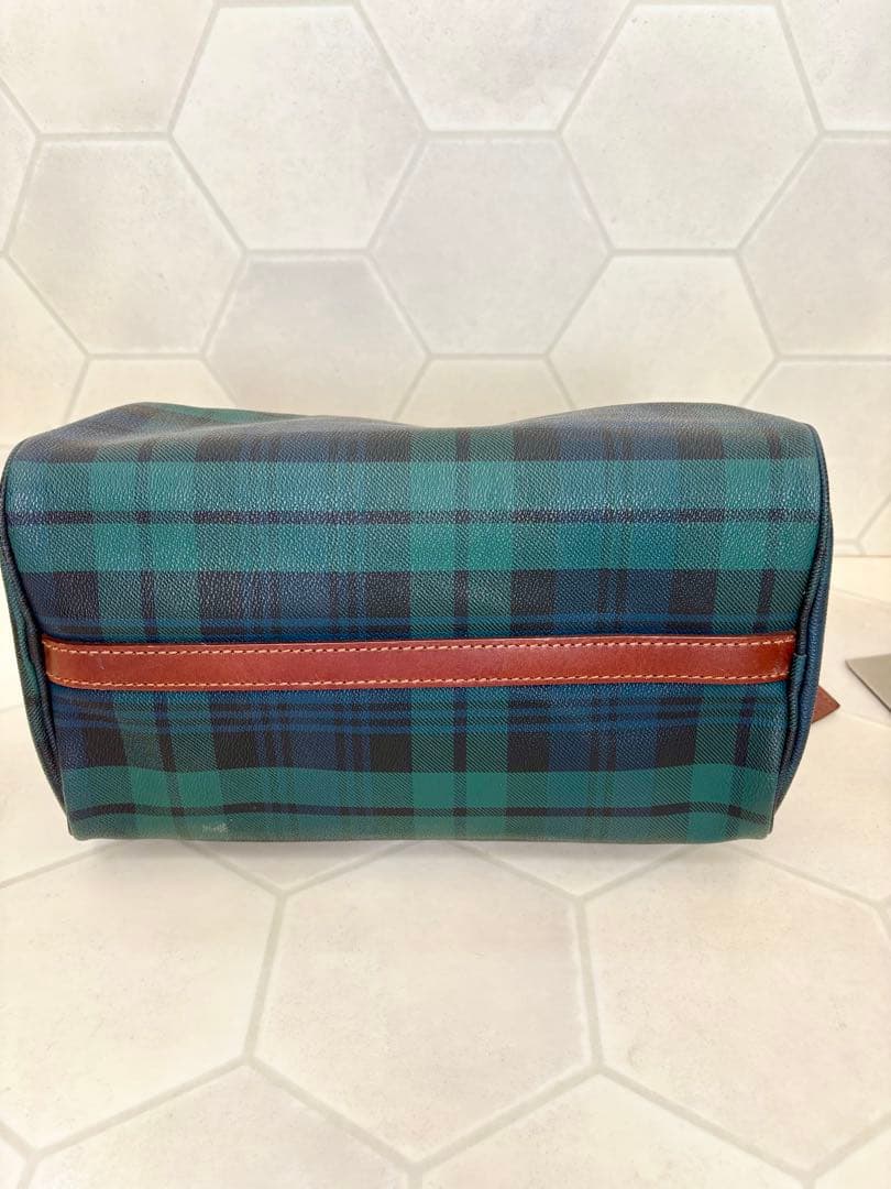 ポロラルフローレンミニボストンバッグ　ヴィンテージグリーン