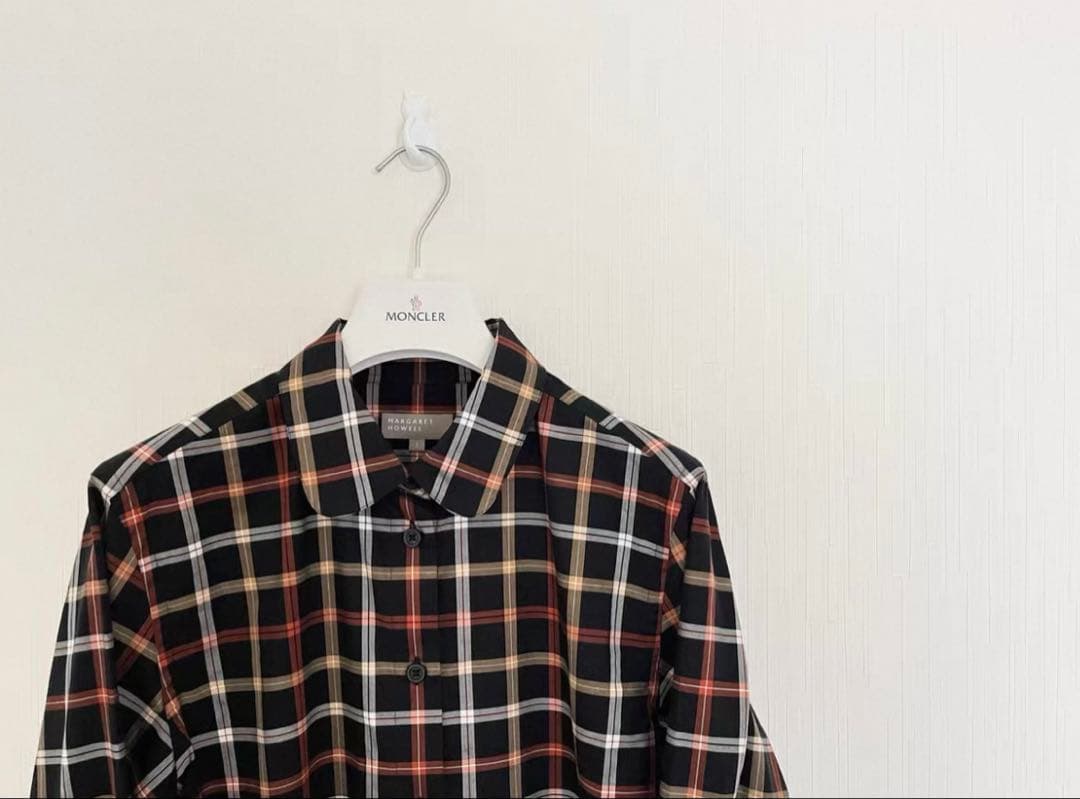 MARGARET HOWELL コットンウールチェックシャツ