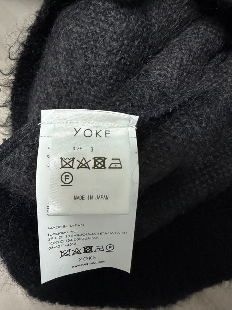 YOKE (別注)GRADATION MOHAIR KNIT PULL OVER