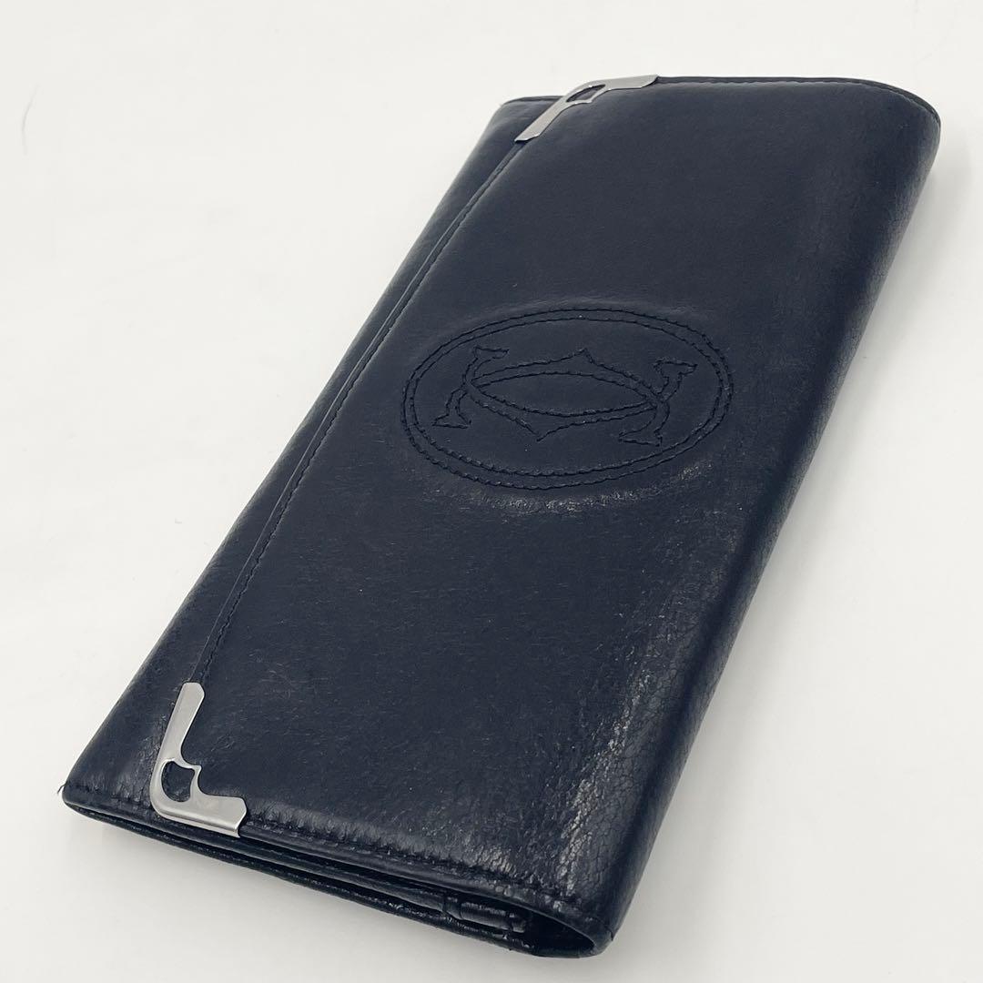 Cartierカルティエ 長財布 マストライン マルチェロ ブラック 折り財布