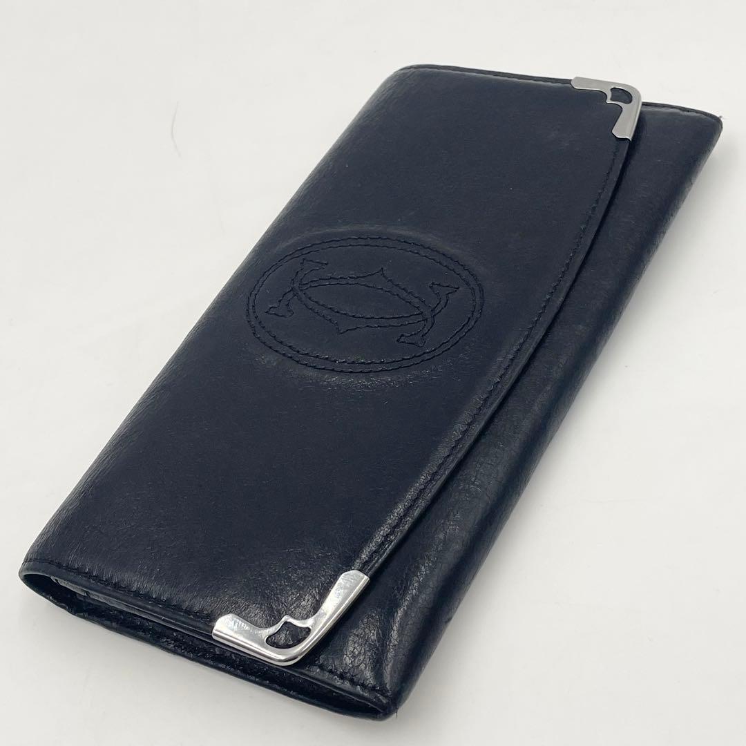 Cartierカルティエ 長財布 マストライン マルチェロ ブラック 折り財布