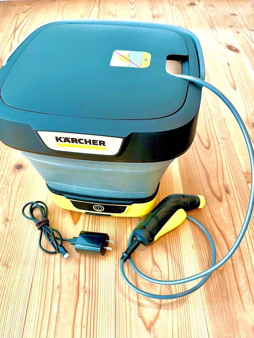KÄRCHER OC3 Foldable 高圧洗浄機本体 充電器・ホース付き