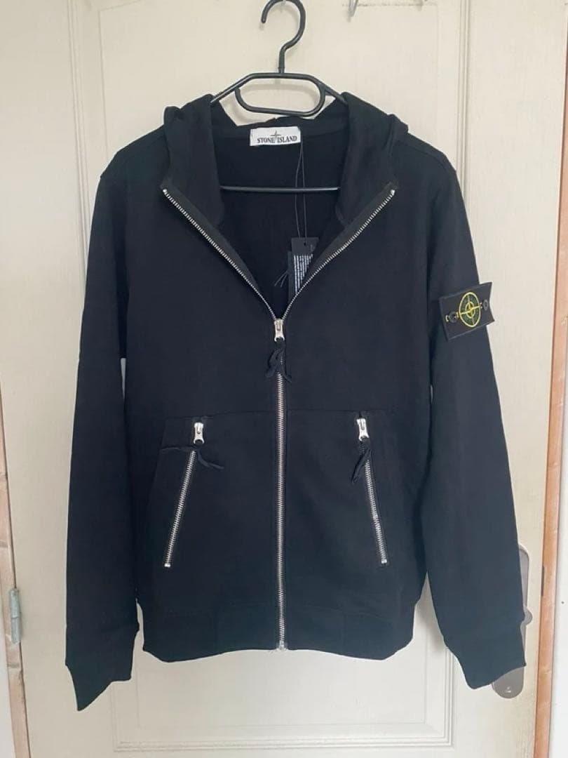 【新品未使用】STONE  ジップパーカー 黒