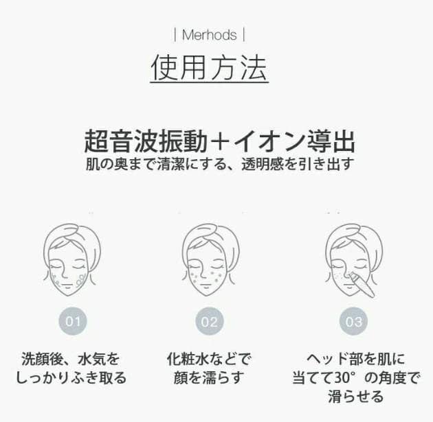 ウォーターピーリング 美顔器