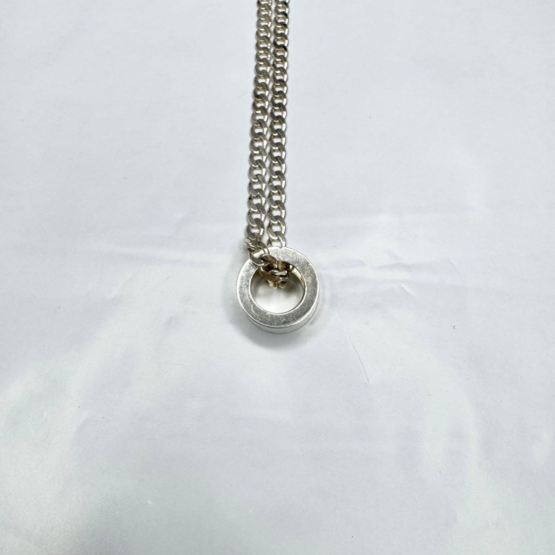 GUCCI グッチ　カットアウト　Gリング 喜平 ネックレス シルバー925