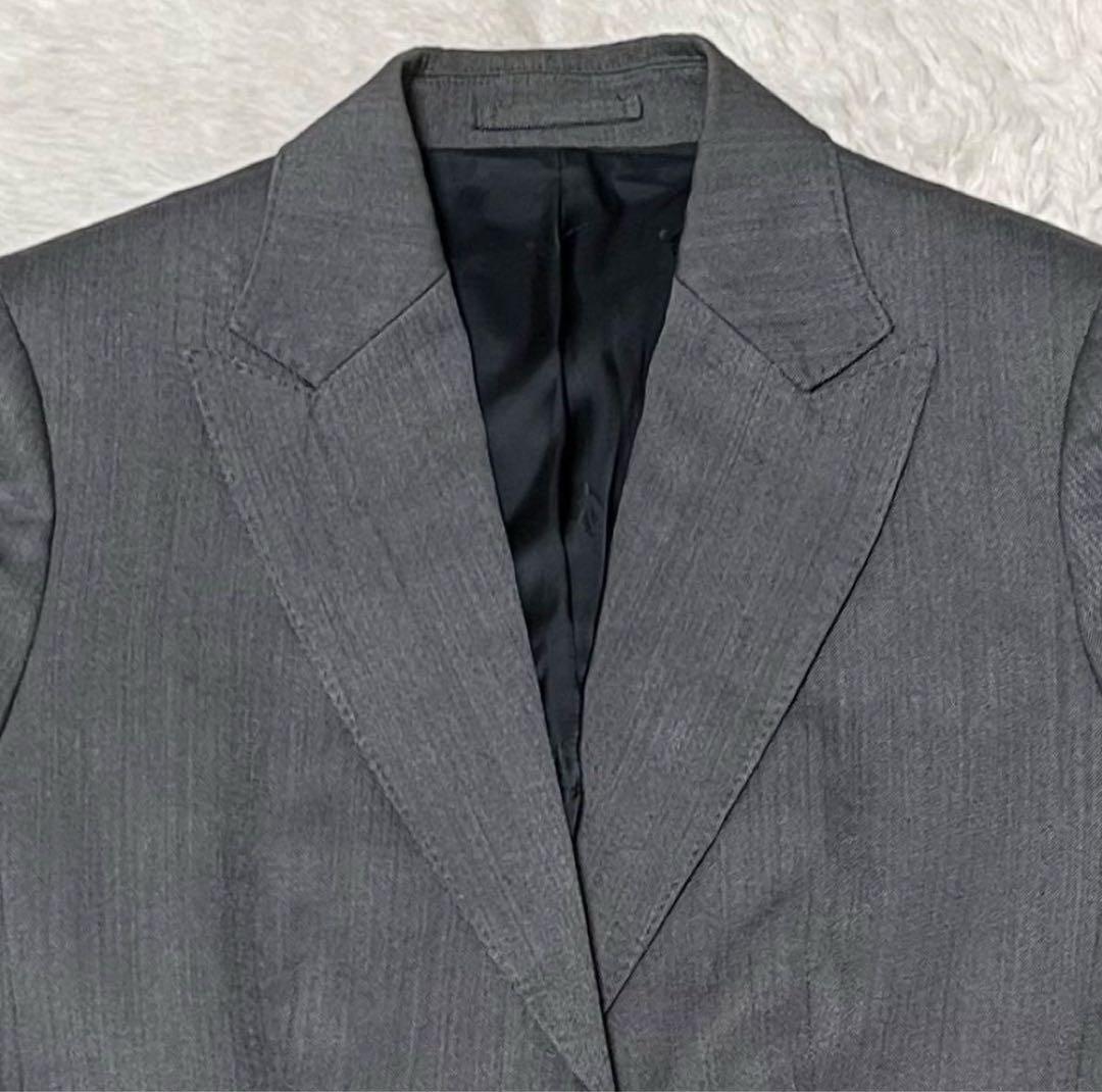 バーバリーロンドン　スーツ　セットアップ　ジャケット　パンツ　シルク混　L M