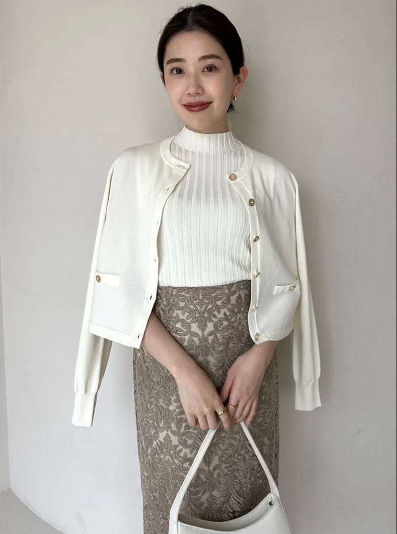 25SS 美品 anuans ニットアンサンブル 2点セット F