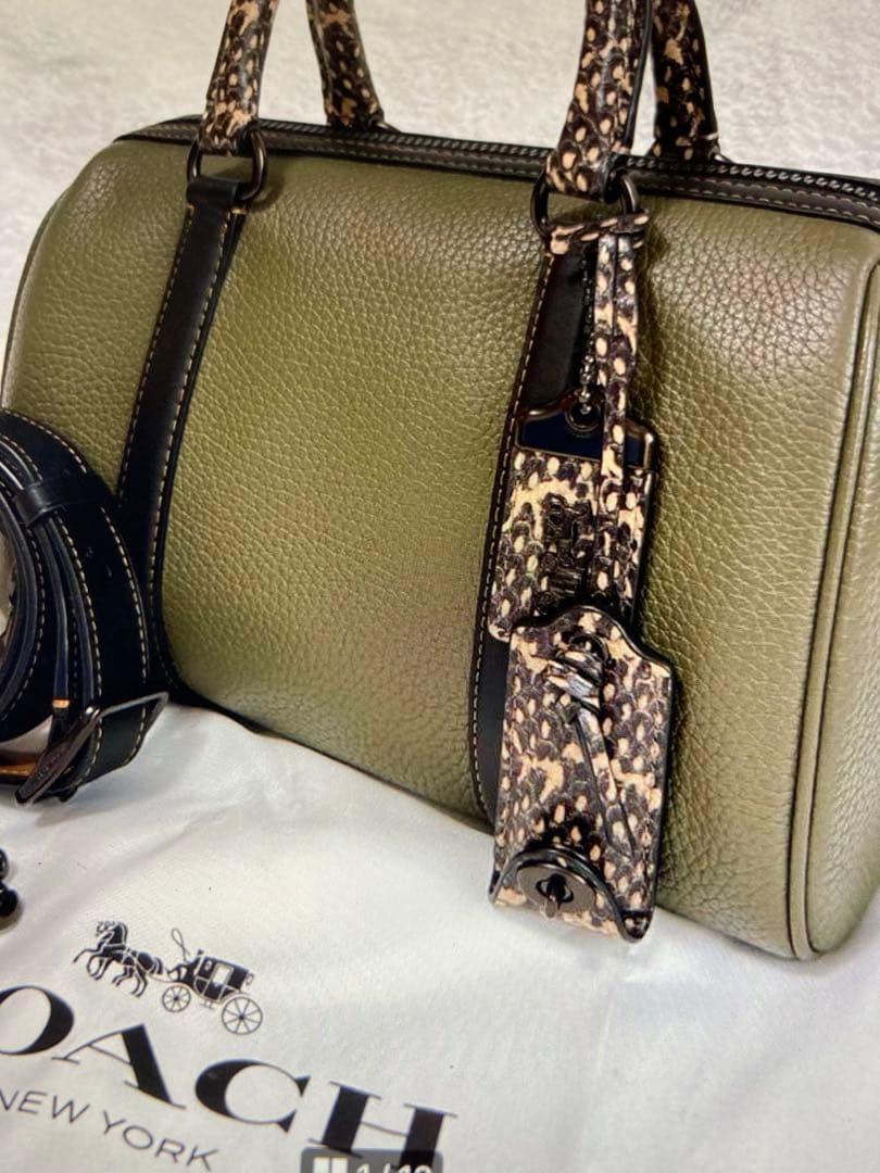 コーチCOACH ルビーサッチェル 25 グリーン C8533 バッグ