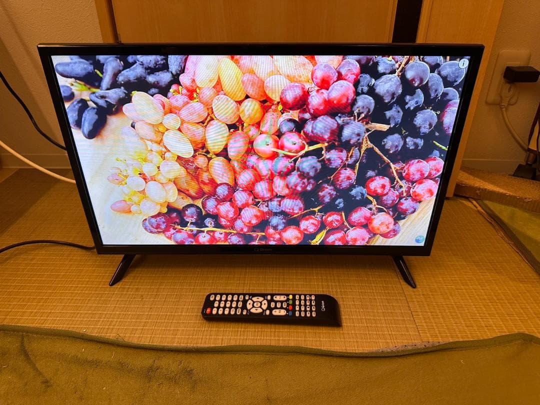 2024年製未使用に近い！山善　Qriom　24型 テレビ　QRTN-24W2K