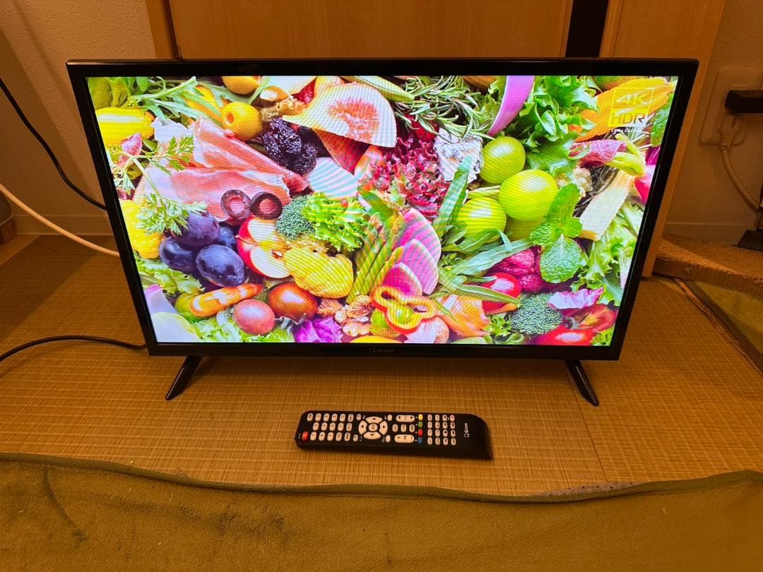 2024年製未使用に近い！山善　Qriom　24型 テレビ　QRTN-24W2K