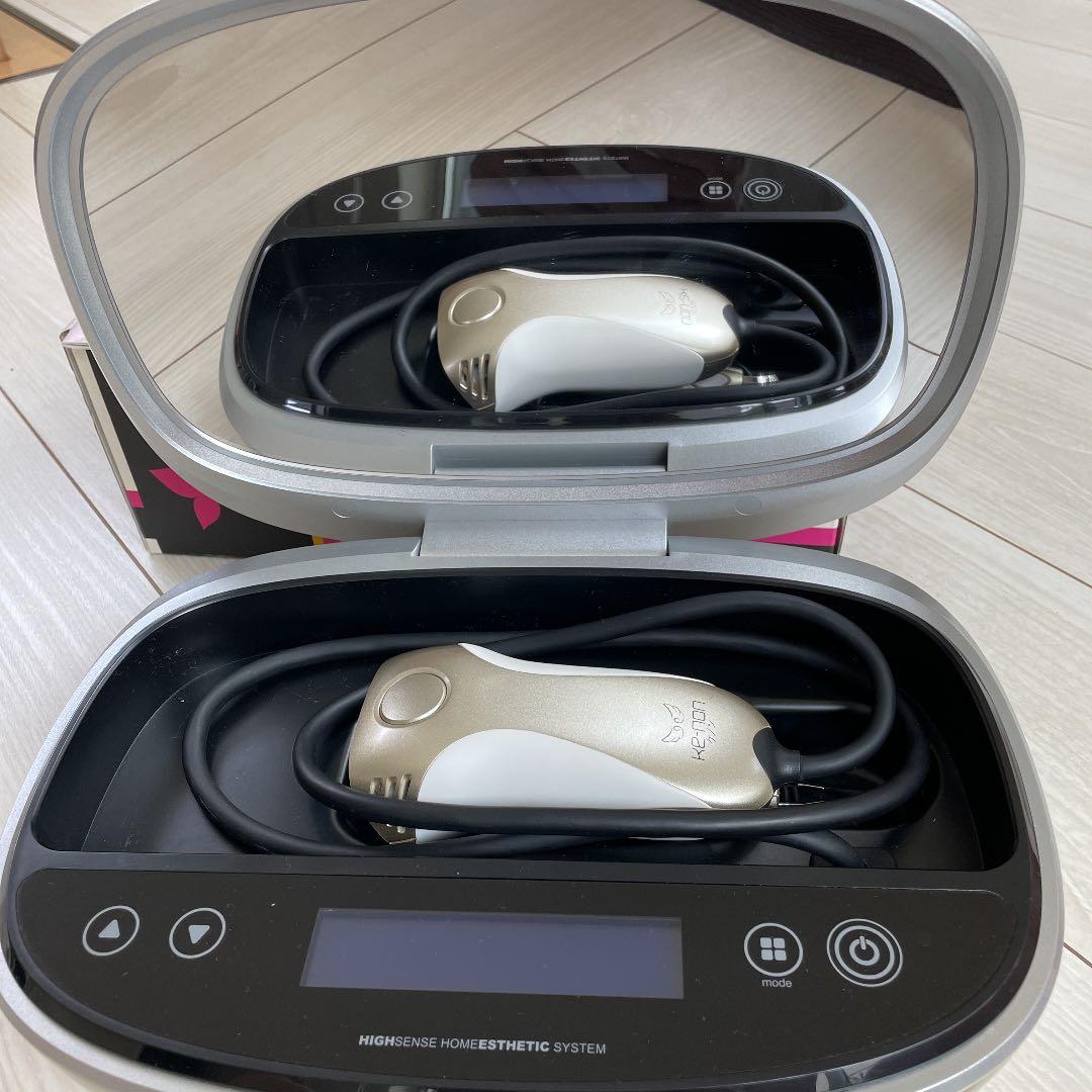 ケノン脱毛器カートリッジ４つ付き！　シャンパンゴールド　ke-non