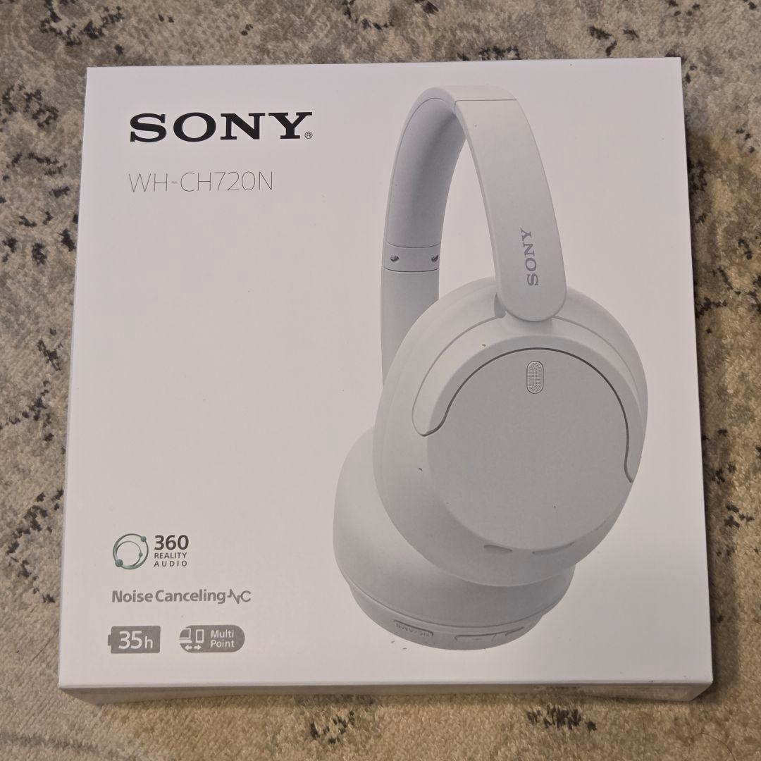 【新品未使用】SONY WH-CH720N ワイヤレスヘッドホン ホワイト