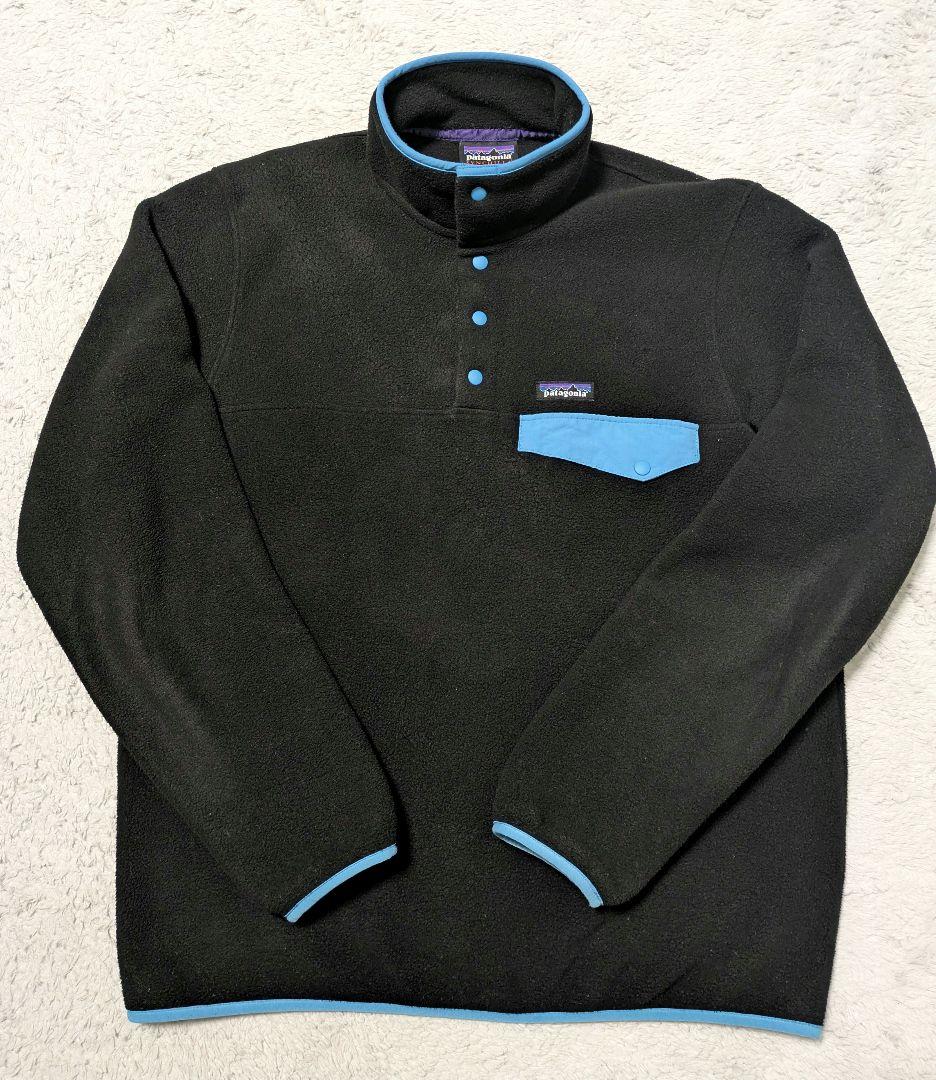 希少　パタゴニア シンチラ スナップT ブラック　ブルー　 M