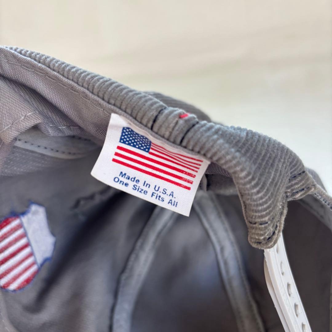 UNION PACIFIC キャップ コーデュロイ ビンテージ USA製 グレー