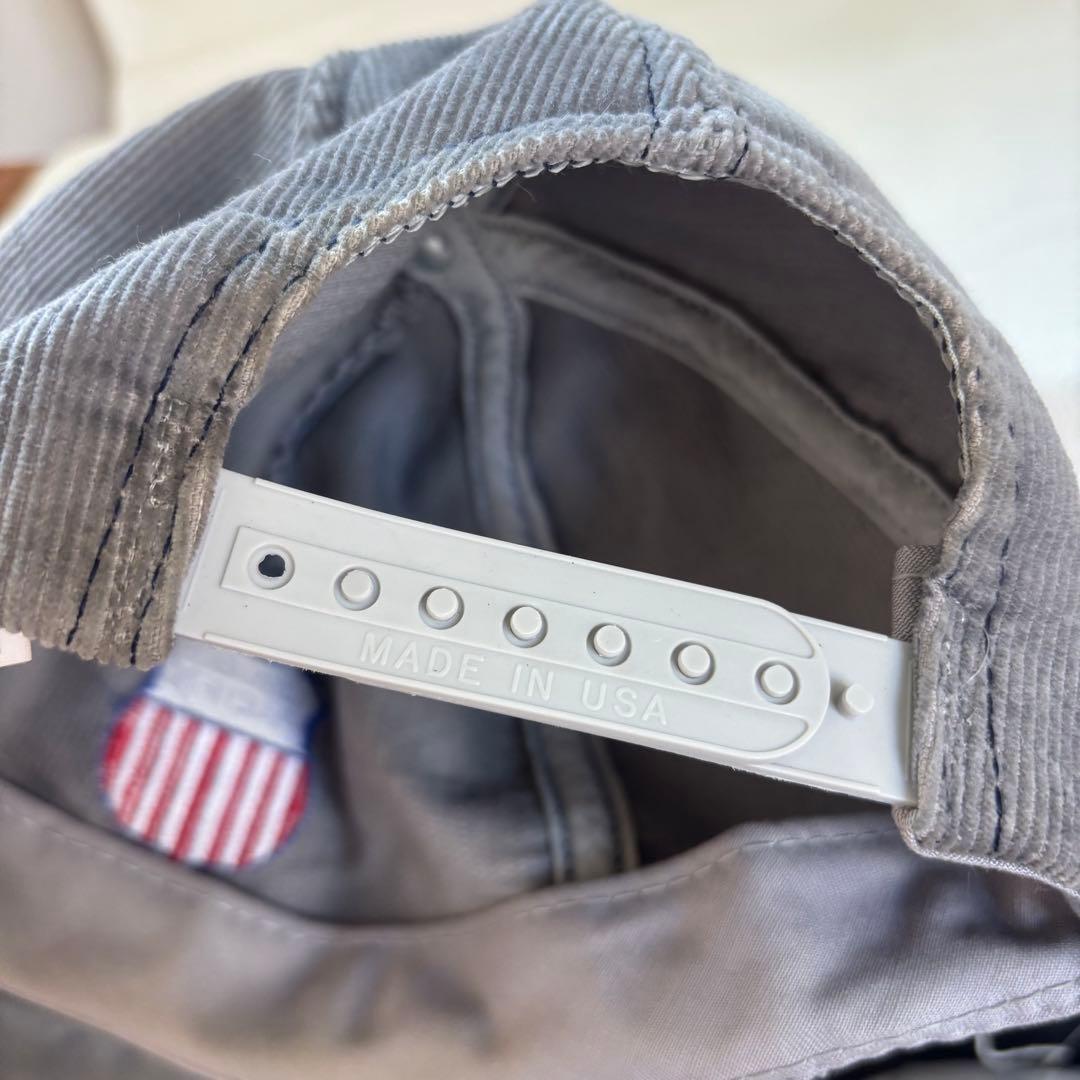 UNION PACIFIC キャップ コーデュロイ ビンテージ USA製 グレー