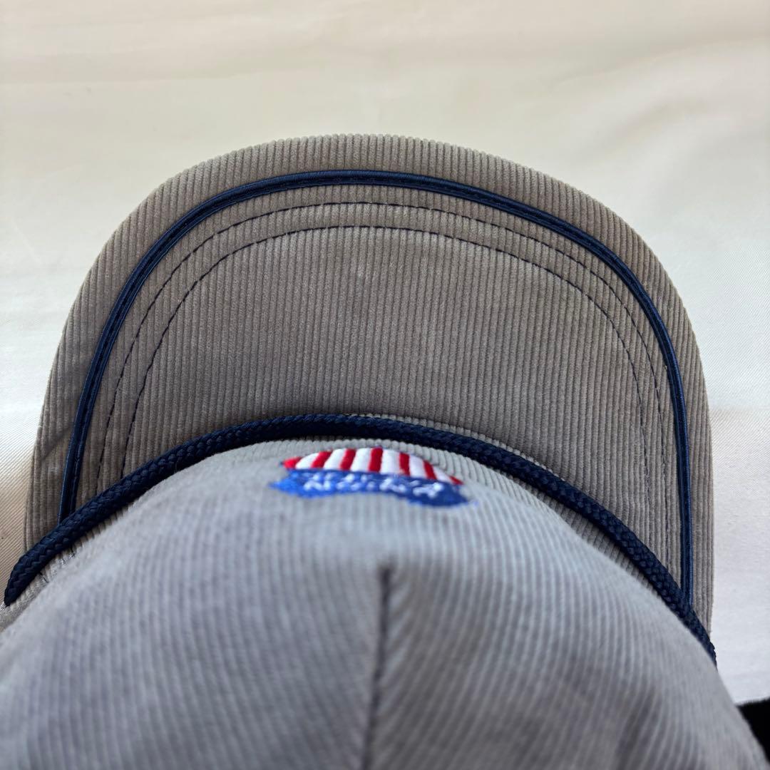 UNION PACIFIC キャップ コーデュロイ ビンテージ USA製 グレー