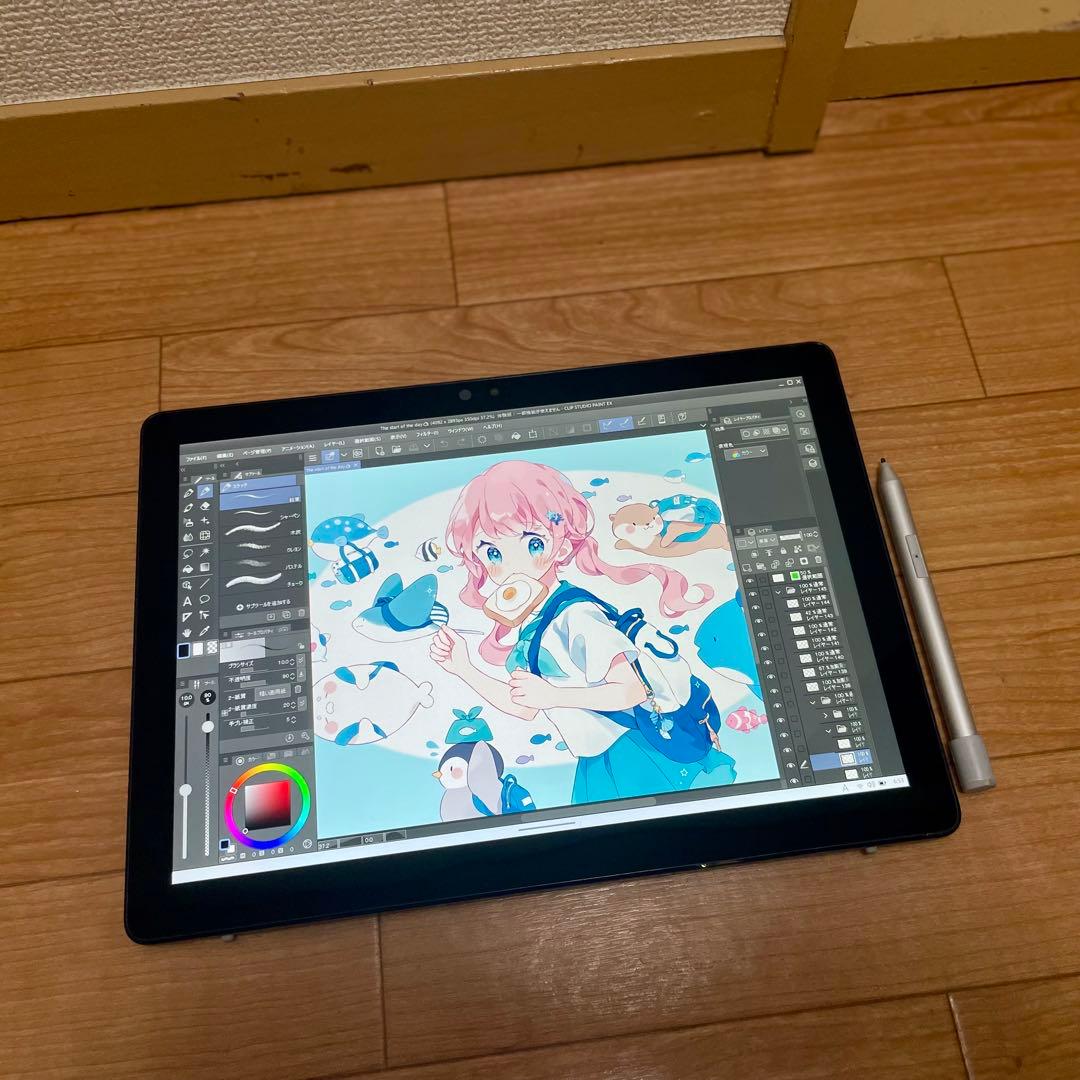 デル ワコムi5-10310U 12.3型 8GB 筆圧対応 お絵描きタブレット
