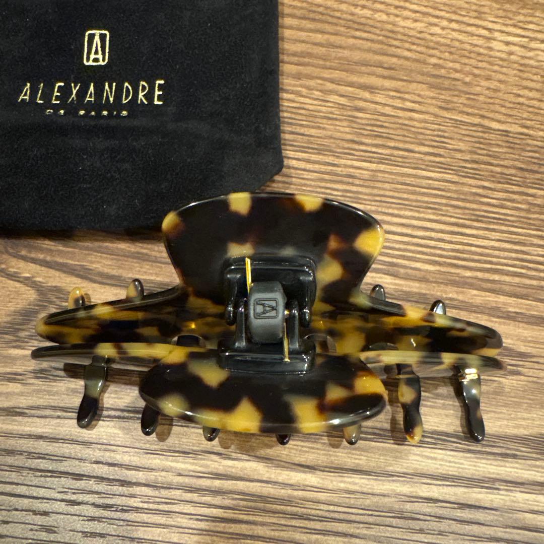 試着のみ ALEXANDRE DE PARIS ヘアクリップLサイズ