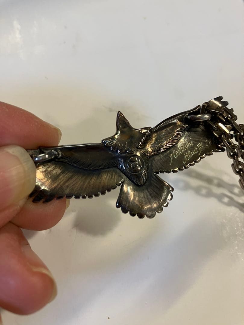 ホリゾンブルー 7cmイーグル　ボルダーオパール