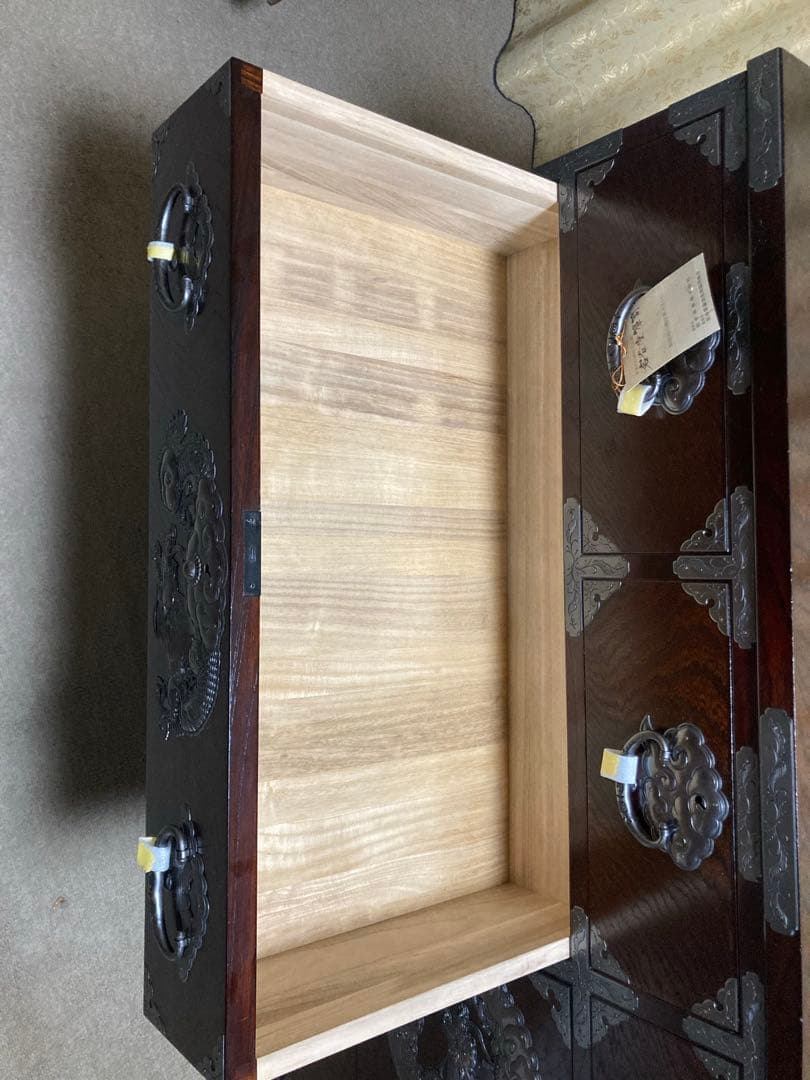 岩谷堂箪笥No.321 4尺整理［白鳥］銅手打