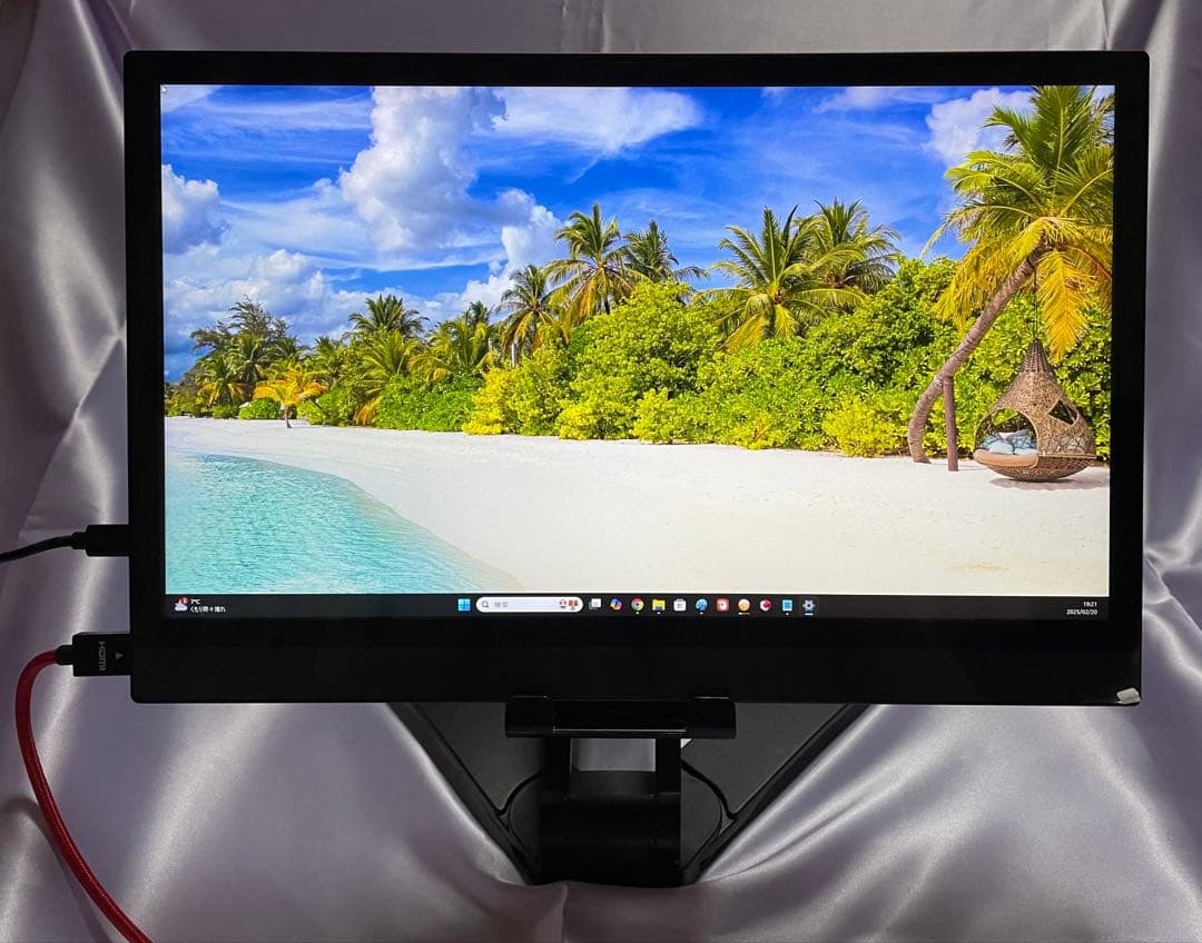 お値下げ モニター 23.8インチと14インチの２台セット