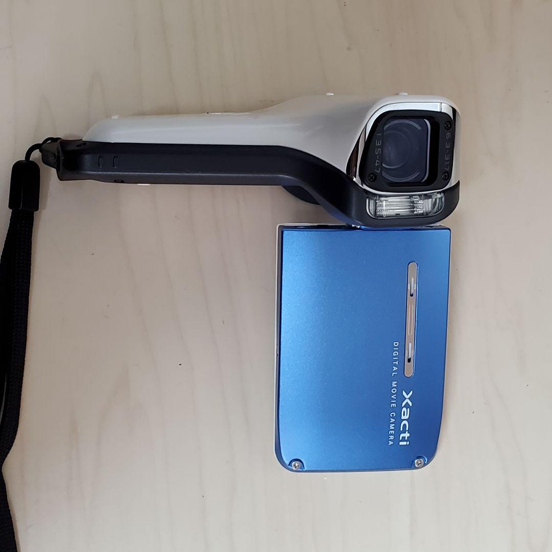 希少 外箱、純正ケース付 SANYO Xacti DMX-CA8 ブルー