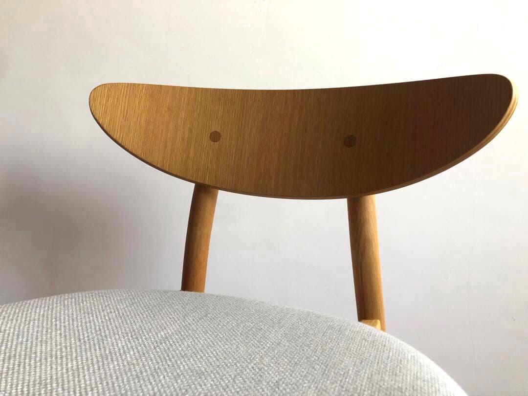 飛騨産業 cobrina コブリナチェア① ホワイトオーク無垢材 ベージュ座面