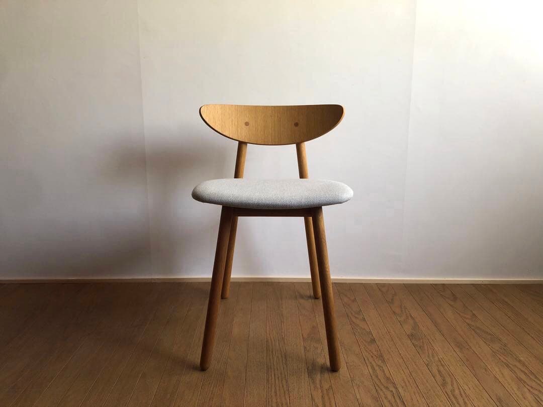 飛騨産業 cobrina コブリナチェア① ホワイトオーク無垢材 ベージュ座面