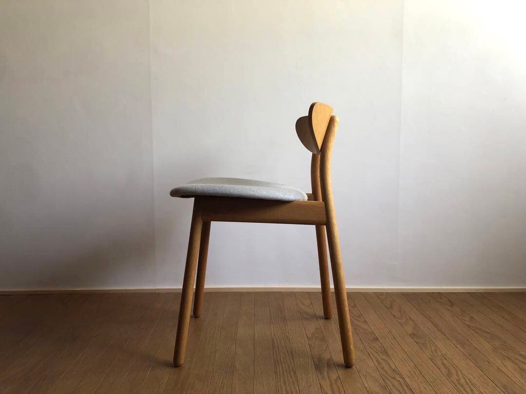 飛騨産業 cobrina コブリナチェア① ホワイトオーク無垢材 ベージュ座面