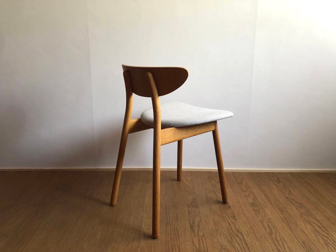 飛騨産業 cobrina コブリナチェア① ホワイトオーク無垢材 ベージュ座面