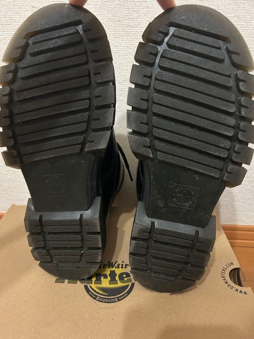 Dr.Martens/RIKARD 8I ブラック ワークブーツ UK7