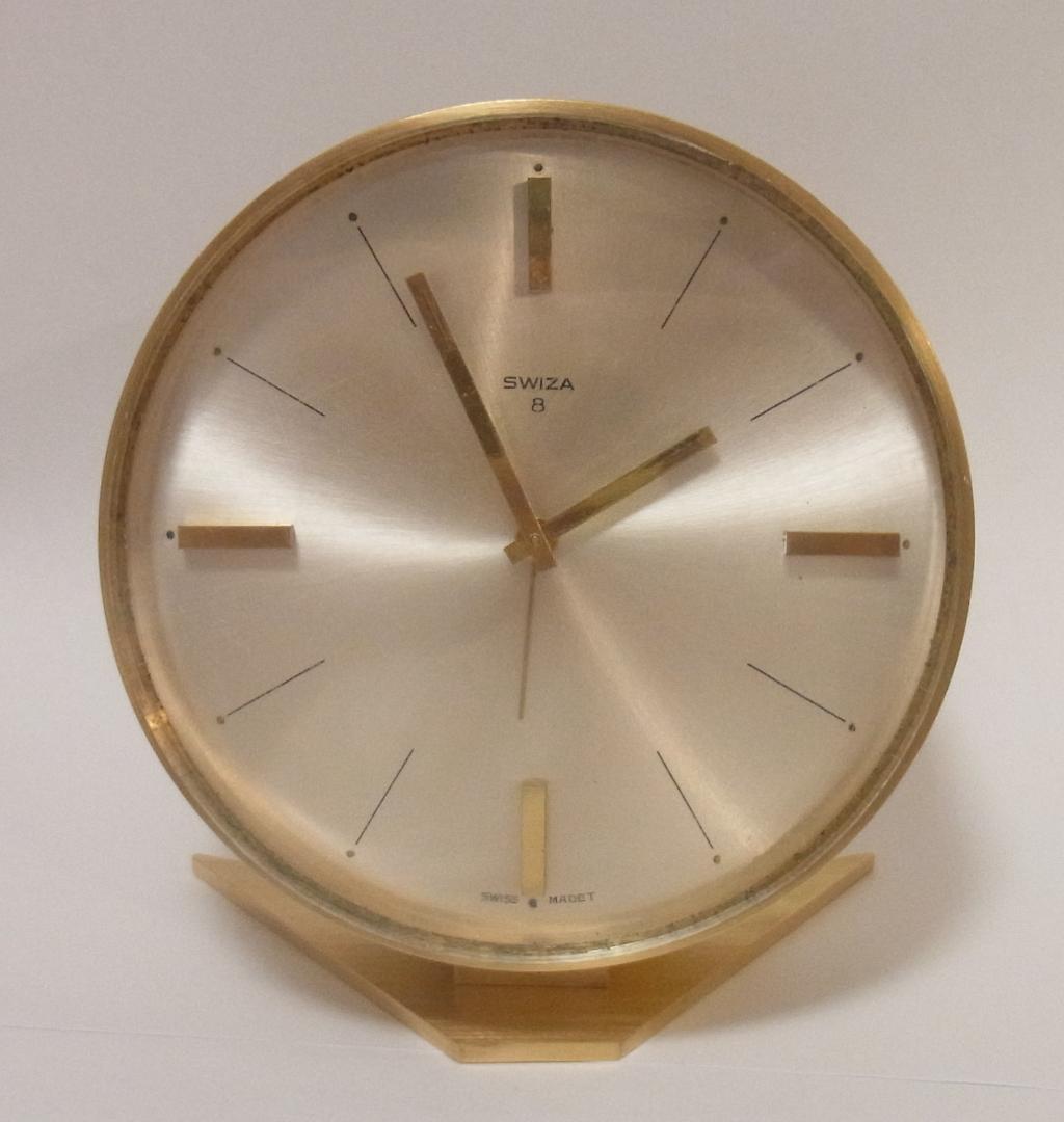 スイス製 機械式時計　置時計　SWIZA　稼動品（出品３）