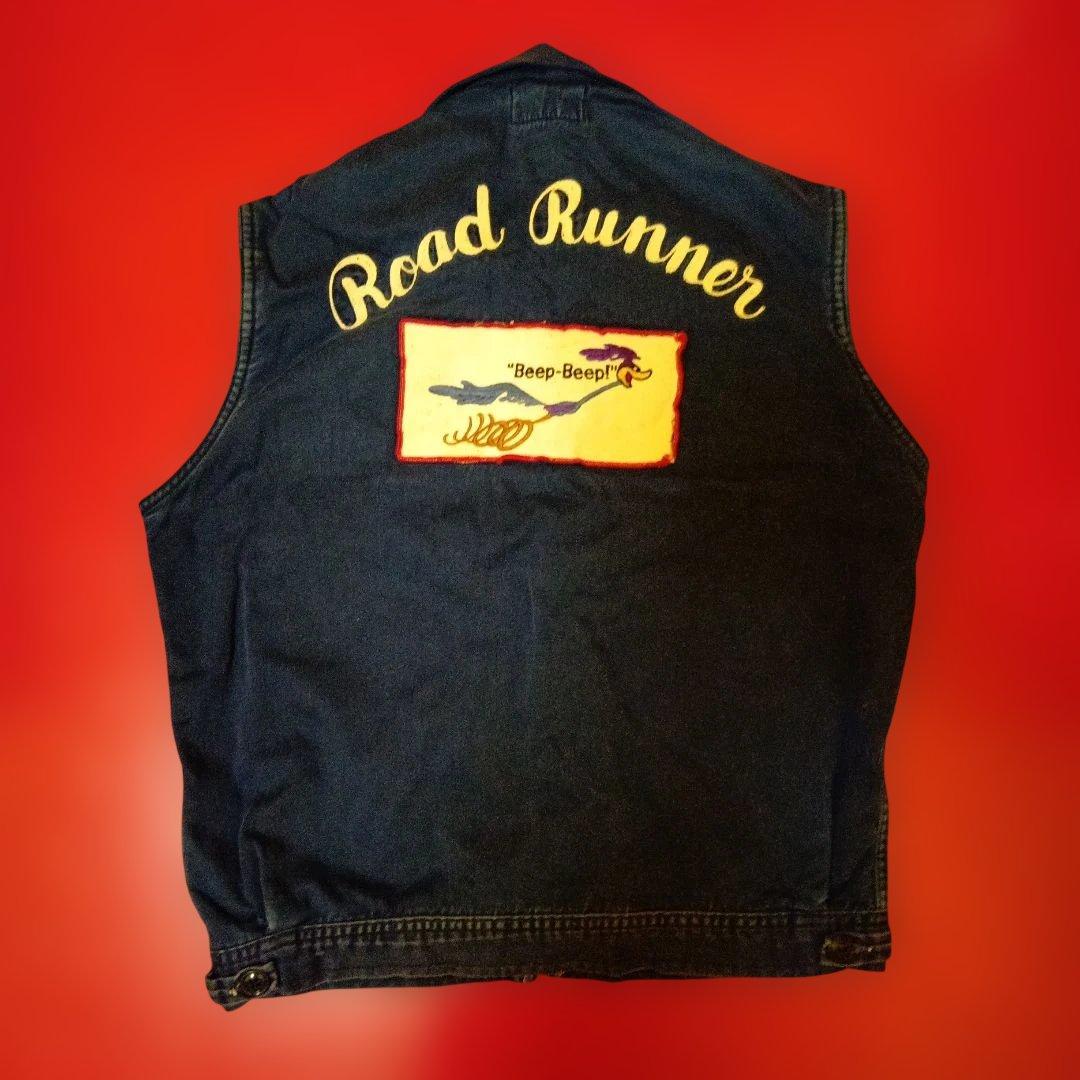 古着リメイク　Plymouth Road Runner ベスト